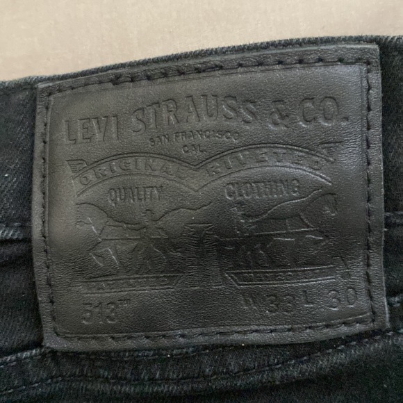 Levi’s black 513 jeans - Picture 3 of 3